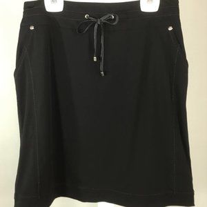 Tuzzi Black Sport Skirt